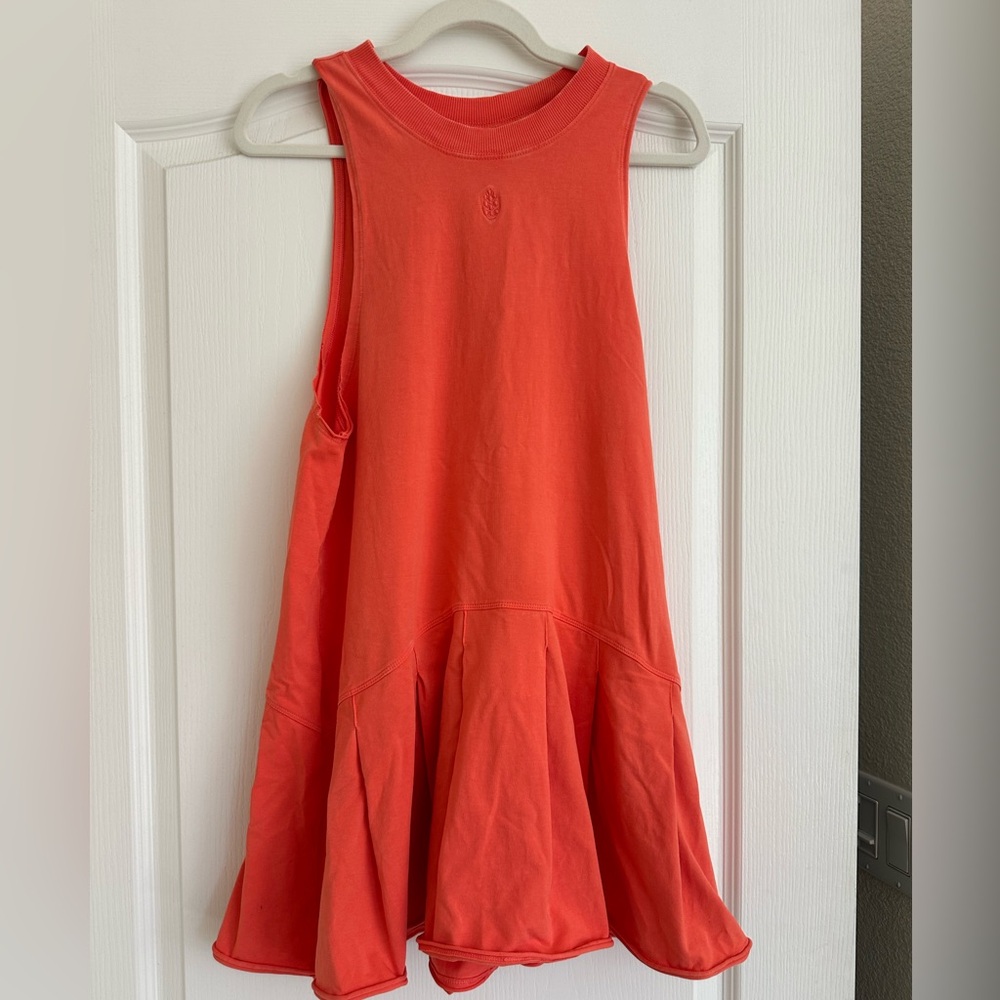 Sleeveless Orange Dress (worn once)